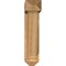 Ekena Millwork Traditional Arts and Crafts Rough Sawn Bracket w/ Offset Brace, Western Red Cedar, 6"W x 22"D x 26"H BKT0604X22X26TRA03RWR - alternate 4